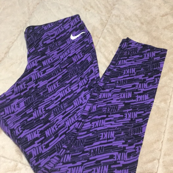 Nike Pants - Nike Purple Exercise Leggings